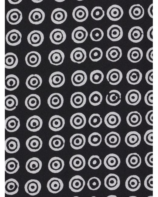 10 Corso Como Black Patterned Scarf
