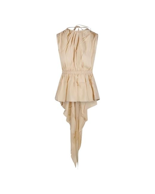 LAMRONS Natural Swallowtail-Shaped Top