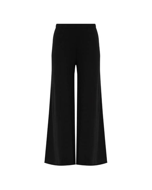 Lisa Yang Black Ainsley Wide-Leg Trousers