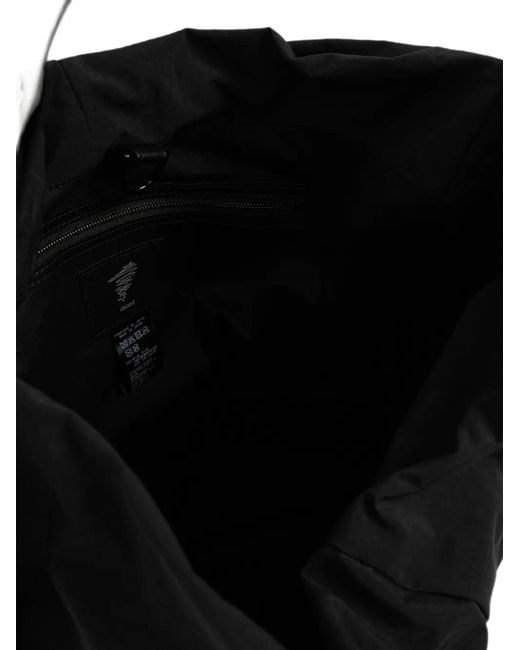Discord Yohji Yamamoto Black Leather Shoulder Bag for men