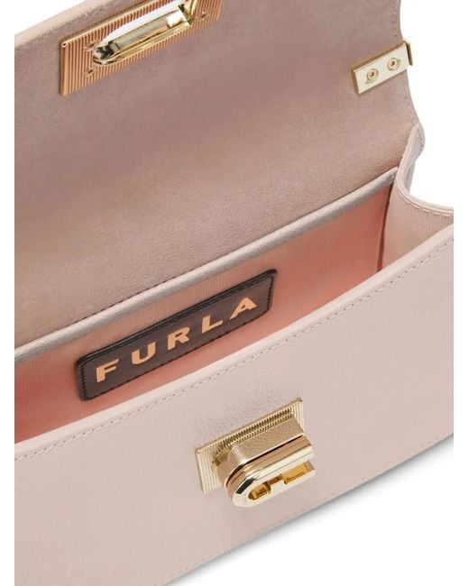 Furla Pink Mini 1927 Chain-Strap Cross-Body Bag