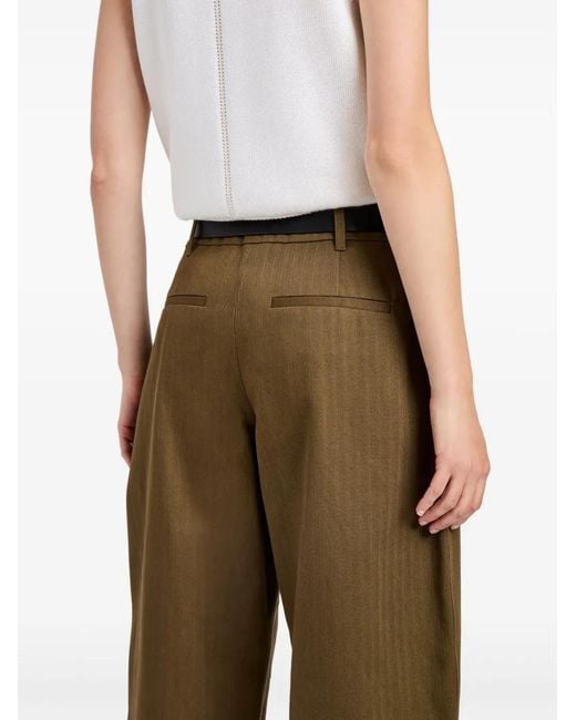 Proenza Schouler Green Dori Trousers
