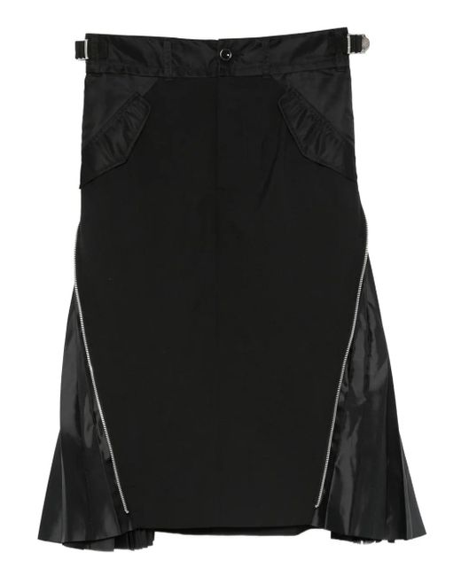 Sacai プリーツスカート Black
