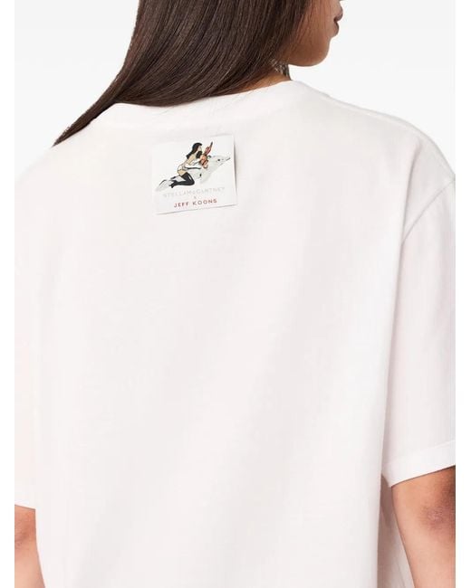 Stella McCartney White Jeff Koons Cotton T-Shirt