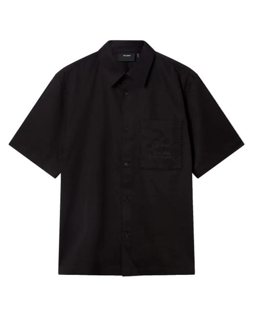 Axel Arigato Black Stitch Shirt for men