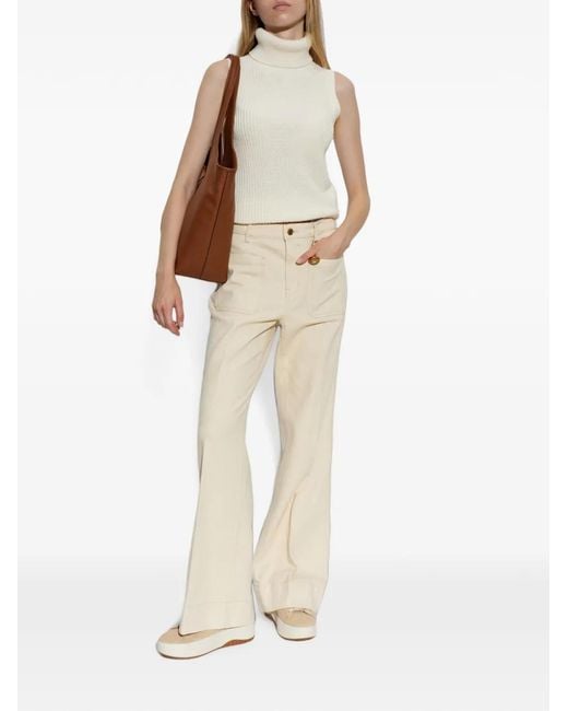 MICHAEL Michael Kors White Dottie Platform Sneakers
