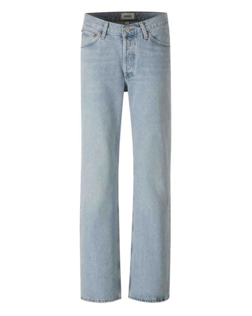 Agolde Blue V-Waist Kelly Jeans