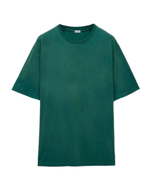 Loewe Green Cotton T-Shirt for men
