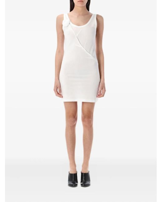 Coperni Rose ミニドレス White