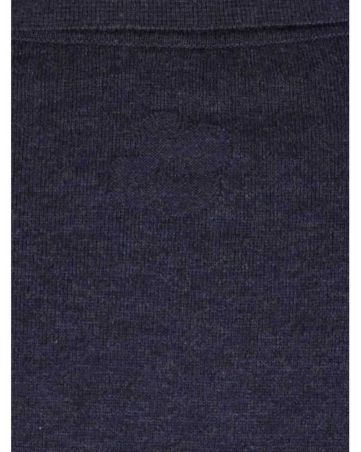 Lardini Blue V-Neck T-Shirt for men