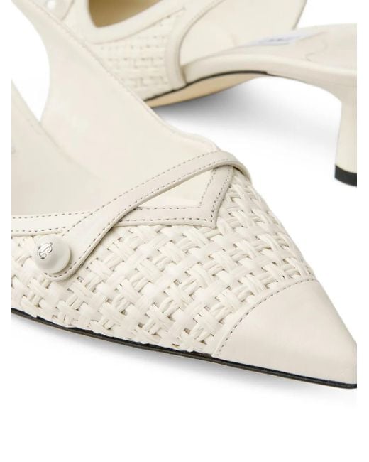 Escarpins Amita 45 Mm Jimmy Choo en coloris Natural