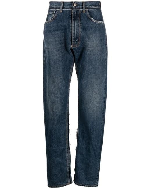 Jeans Affusolati X Pendleton di Maison Margiela in Blue da Uomo