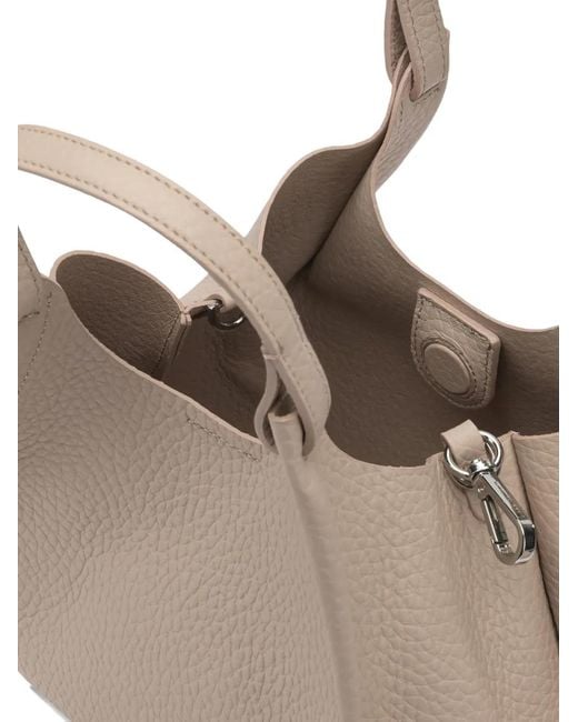 Gianni Chiarini Natural Dua Leather Tote Bag