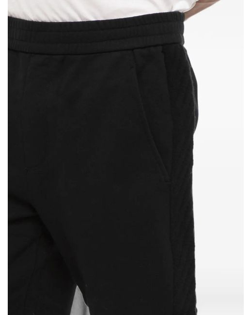 Neil Barrett Black Side-Stripe Track Pants for men