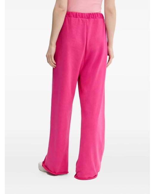 HUGO Pink Elasticated-Waistband Track Pants