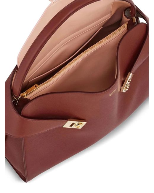 Borsa A Spalla Hug di Ferragamo in Purple