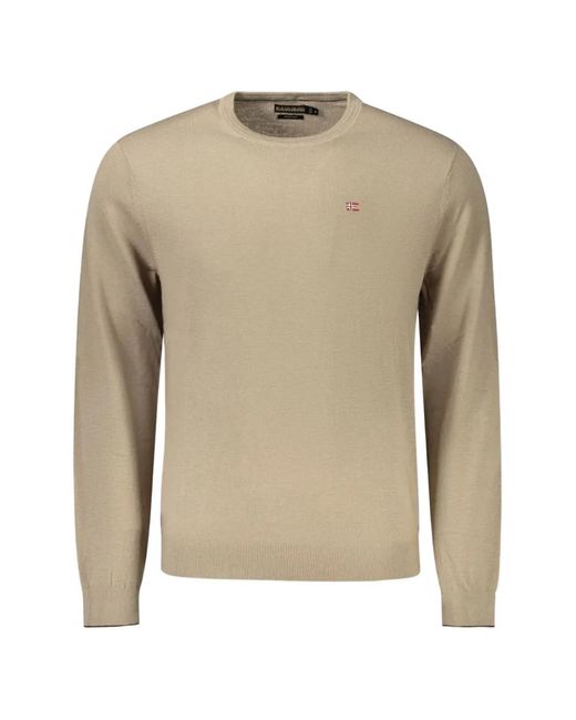 Napapijri Natural Logo-Patch Sweater for men