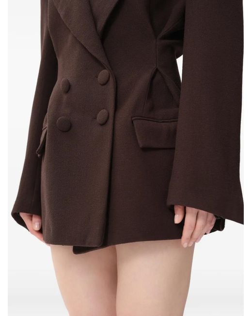 Concepto Black Still Double-Breasted Blazer