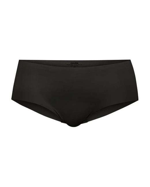 Calida Black High-Waisted Briefs