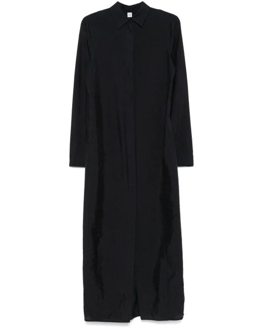 Totême  Parachute シャツドレス Black