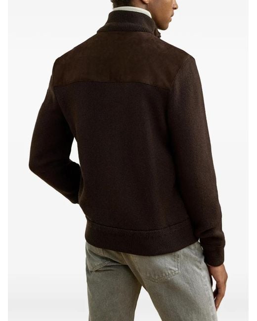 Ralph Lauren Brown Panelled Jacket for men