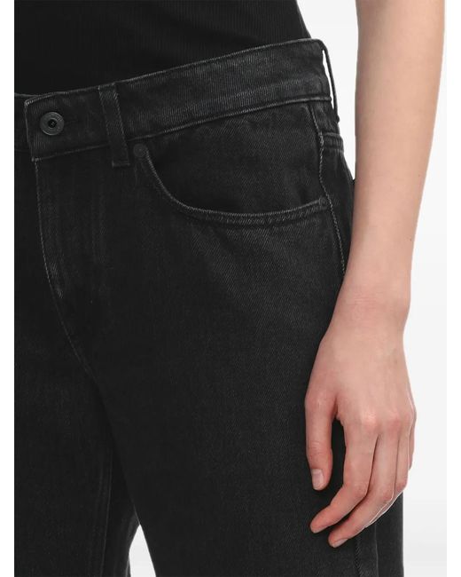Off-White c/o Virgil Abloh Black Straight-Leg Jeans