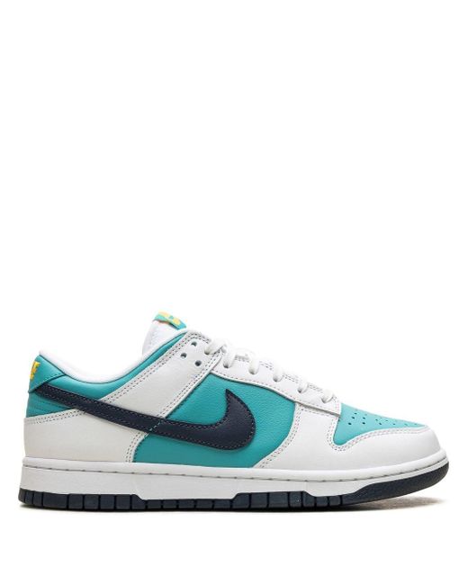Nike Blue Dunk Low Retro "dusty Cactus" Sneakers for men