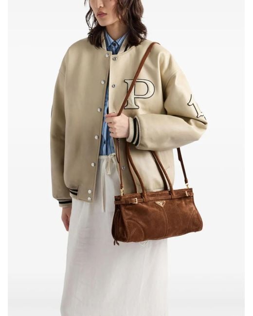 Prada Brown Medium Bonnie Tote Bag