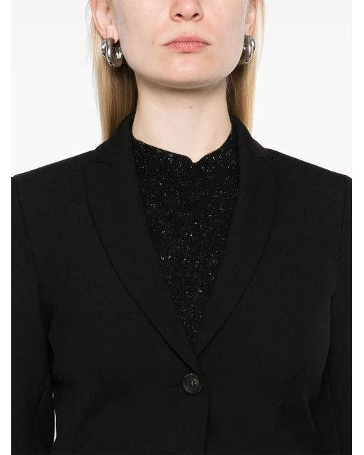 Peserico Black Double-Face Blazer