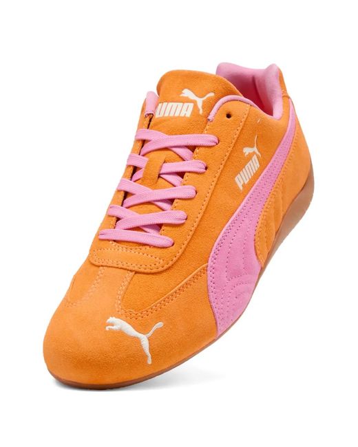 PUMA Orange Speedcat Og Lace-Up Sneakers
