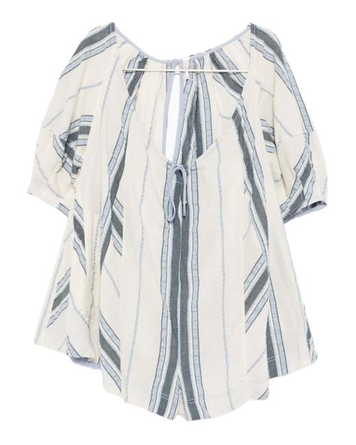 Free People Bop Around ジャンプスーツ White