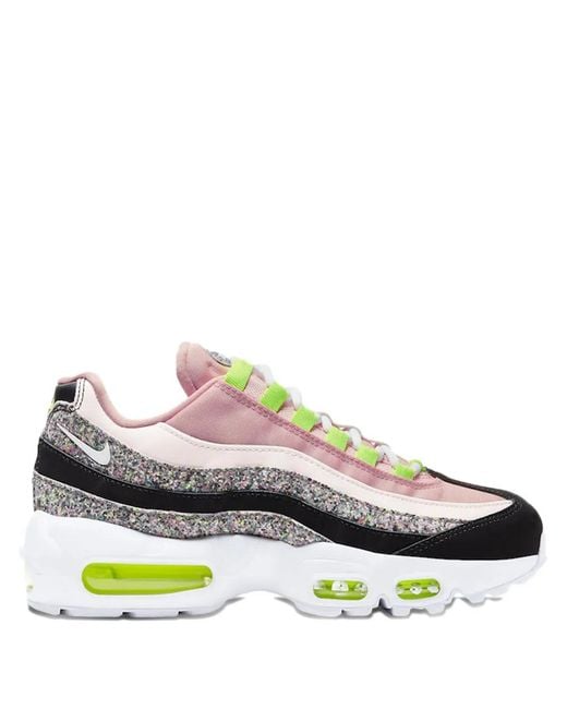 Nike Pink Air Max 95 Glitter Sneakers