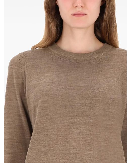 MICHAEL Michael Kors Natural Button-Cuff Wool Sweater