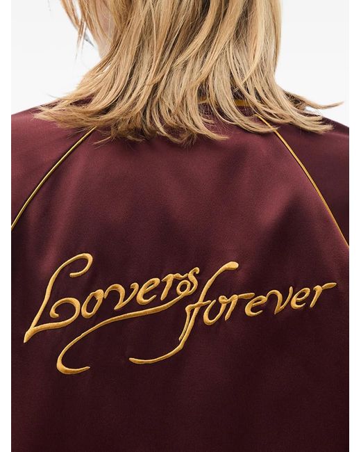 Ann Demeulemeester Embroidered Bomber Jacket for men