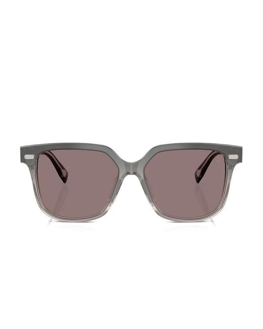 Brunello Cucinelli Black Square-Frame Sunglasses