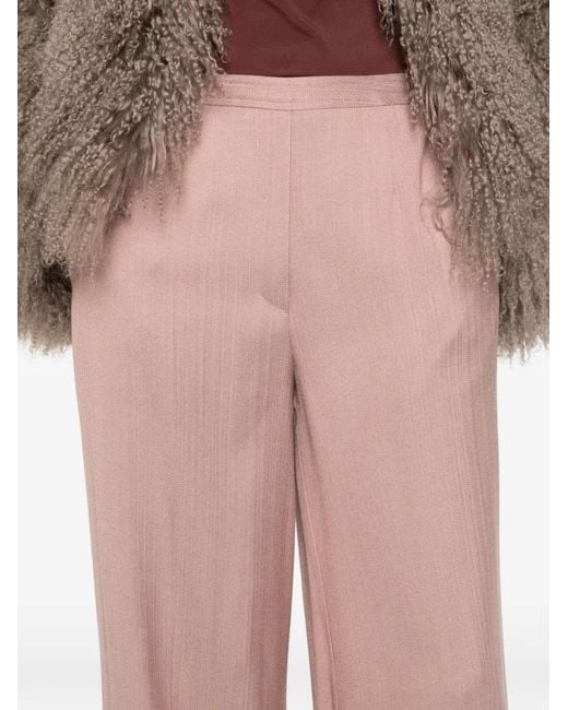 Forte_forte Pink Wide-Leg Trousers
