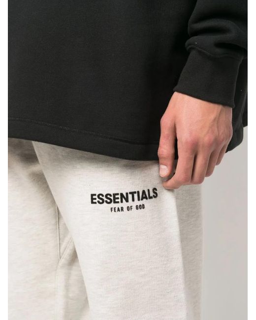 Fear Of God White Logo-Print Track Pants for men