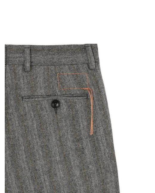 Fortela Gray Jem Pinstrip Trousers