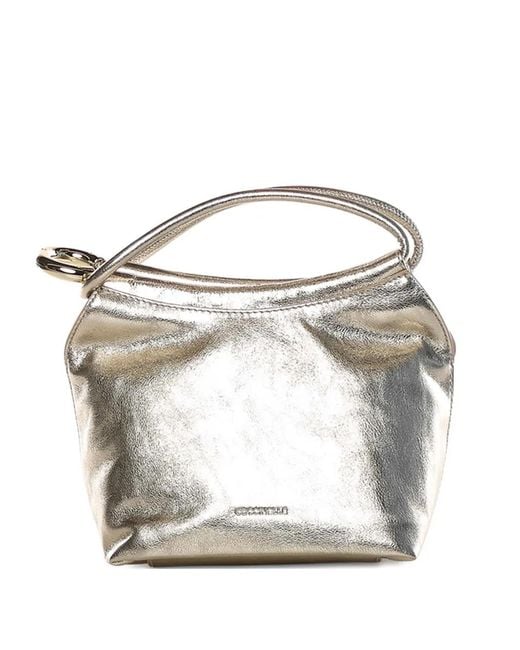 Coccinelle Finn Metallic-Effect Knot Tote Bag