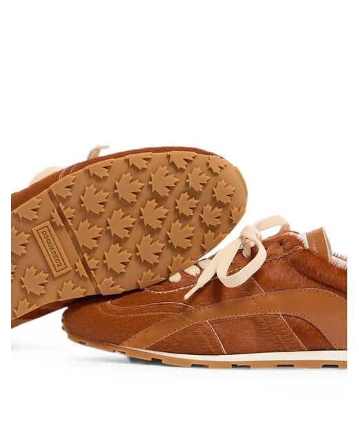 DSquared² Brown Dc-642 Sneakers for men