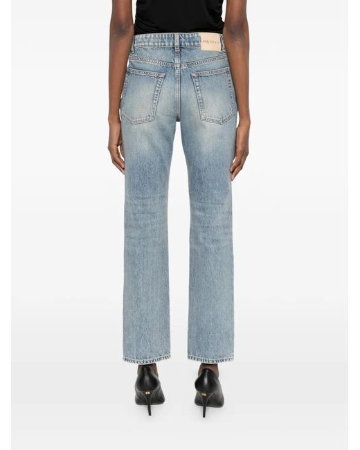 McQueen Blue Five-Pocket Jeans