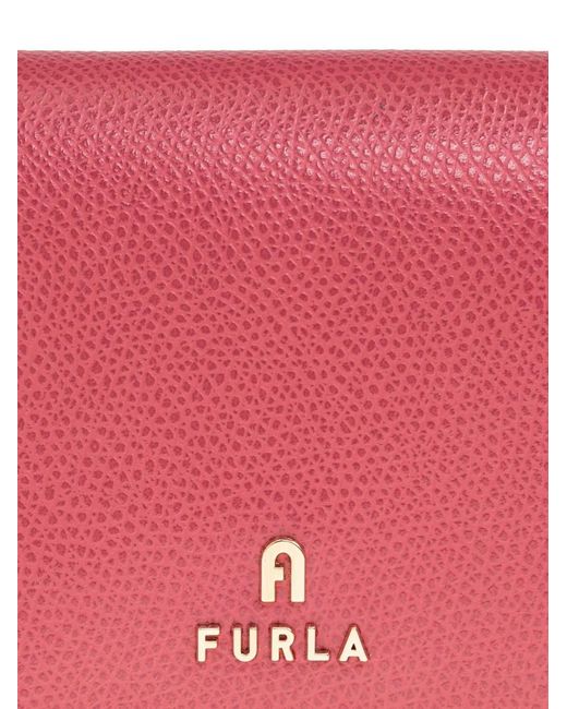 Furla Pink Camelia Logo Wallet