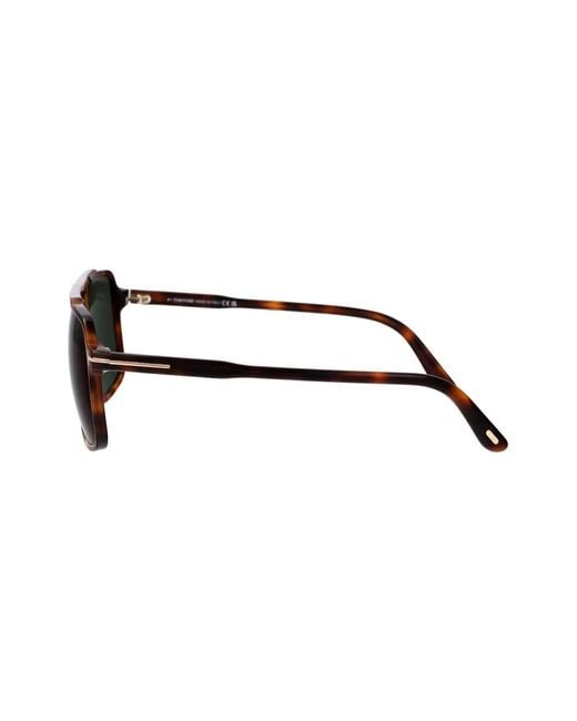 Tom Ford Green Kemp Geometric-Frame Sunglasses for men