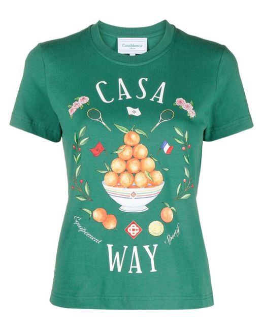 Casablancabrand Casa Way Tシャツ Green