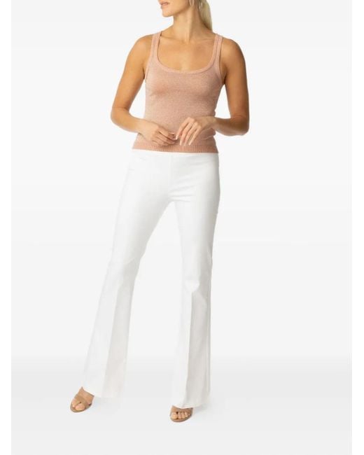 Avenue Montaigne White Bellini Trousers