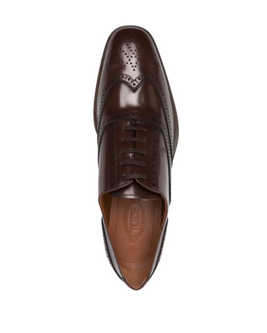 Tod's Budapester Mit Glanzoptik in Brown für Herren