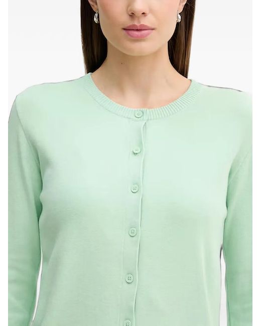 Benetton Green Button Cardigan