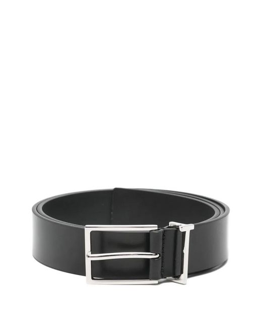 Tom Ford Black Logo-Loop Leather Belt for men