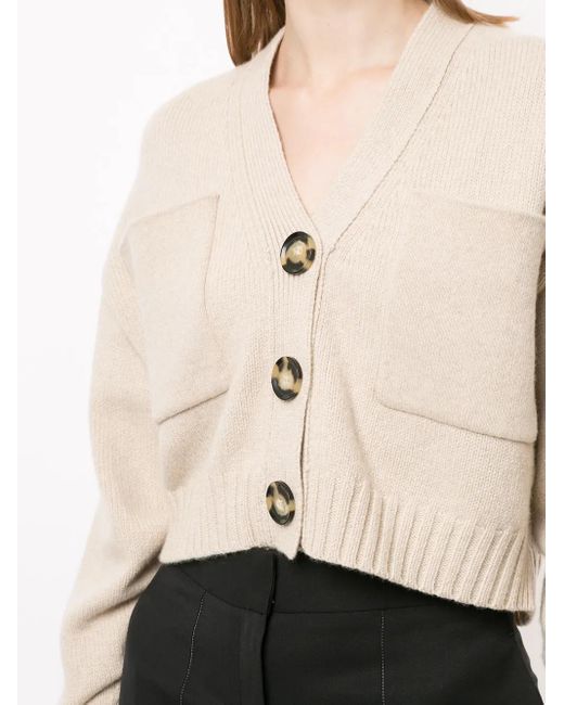 Proenza Schouler Natural Eco Cashmere Cardigan