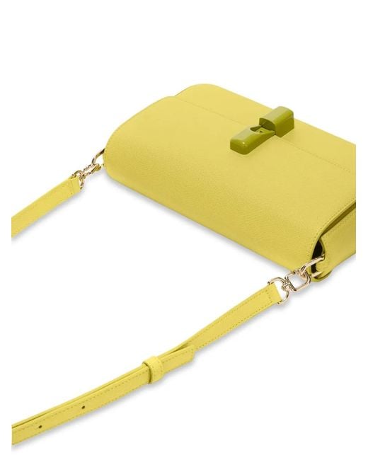 Furla Yellow Iride Cross Body Bag